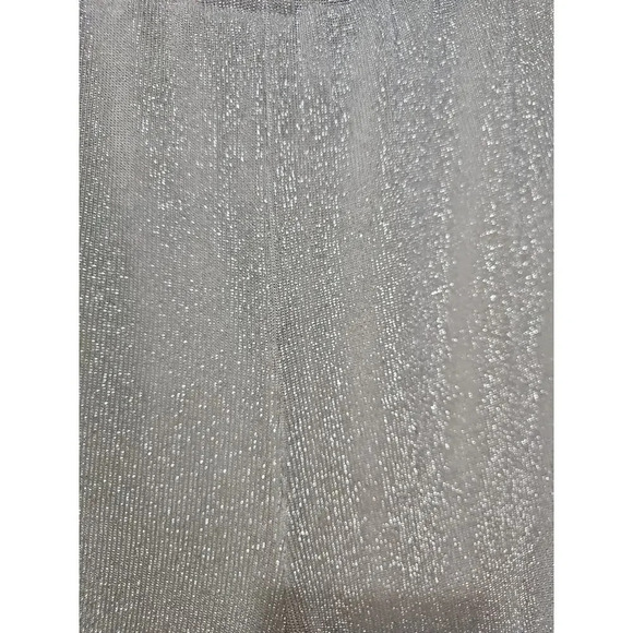Alex Evenings Metallic Beaded Pants Silver Size 20W - Picture 3 of 5